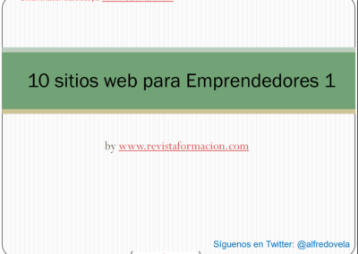 10 sitios web para Emprendedores.