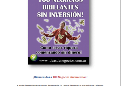 100 negocios brillantes sin inversión