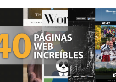 40 páginas web increíbles