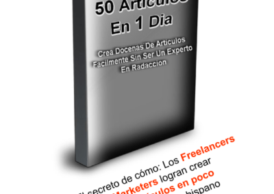 50 artículos en 1 día