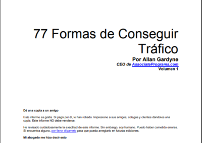 77 formas de conseguir tráfico