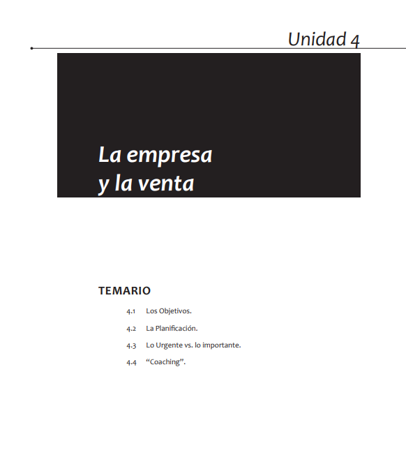 La empresa  y la venta